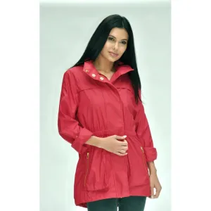 Anna Raincoat Cherry