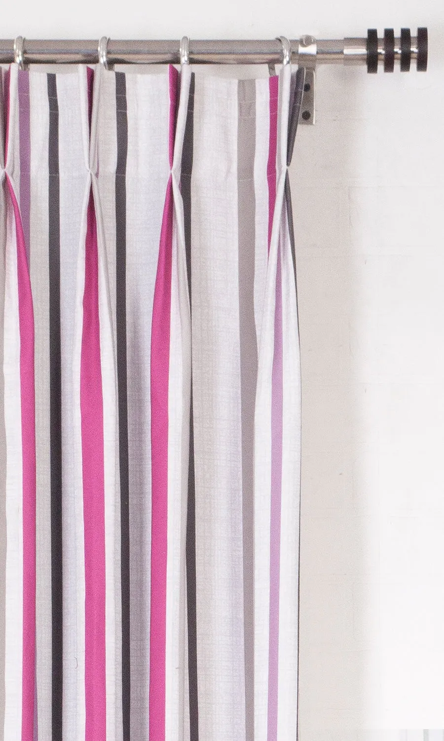 'Blush Ribbon' Made to Measure Roman Blinds (Pink/ Beige)