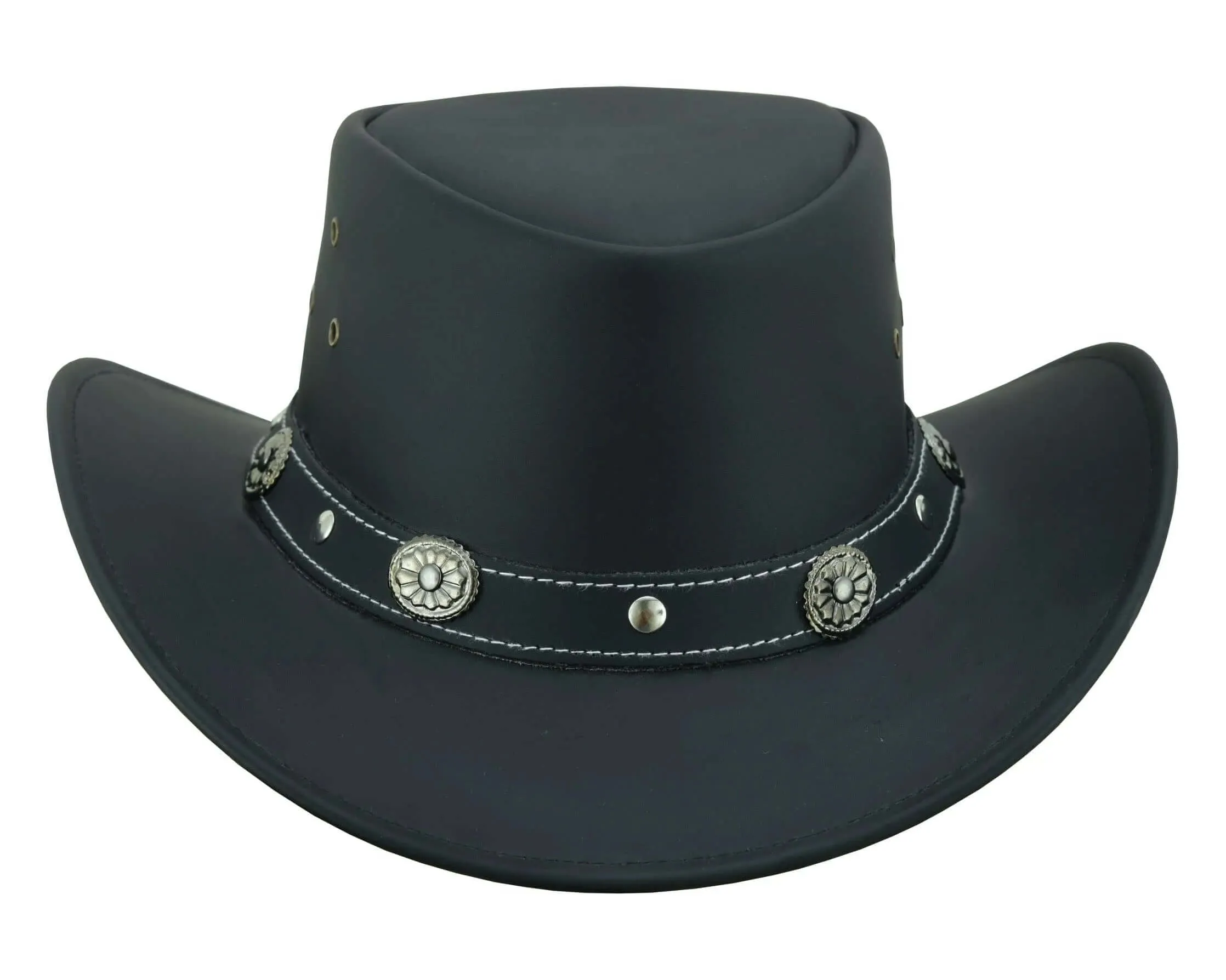 Capri Leather Cowboy Hat Water Resistant Outback Hat Men