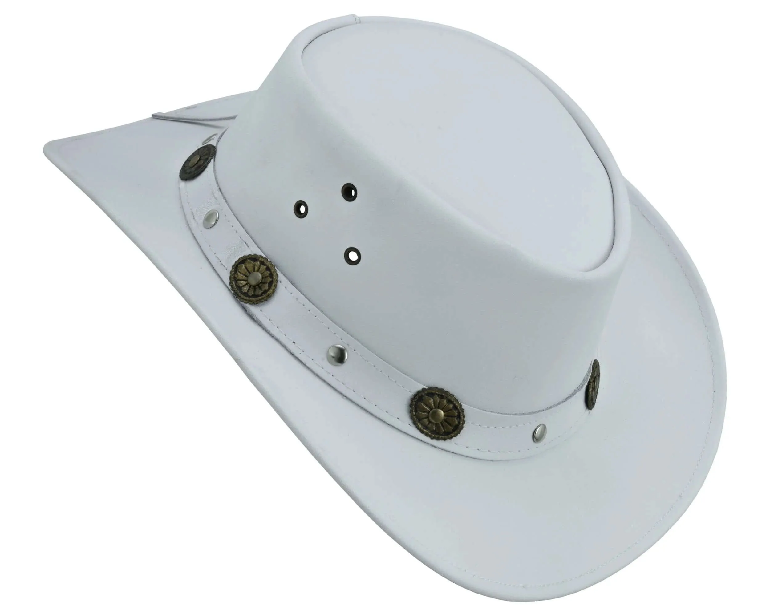 Capri Leather Cowboy Hat Water Resistant Outback Hat Men