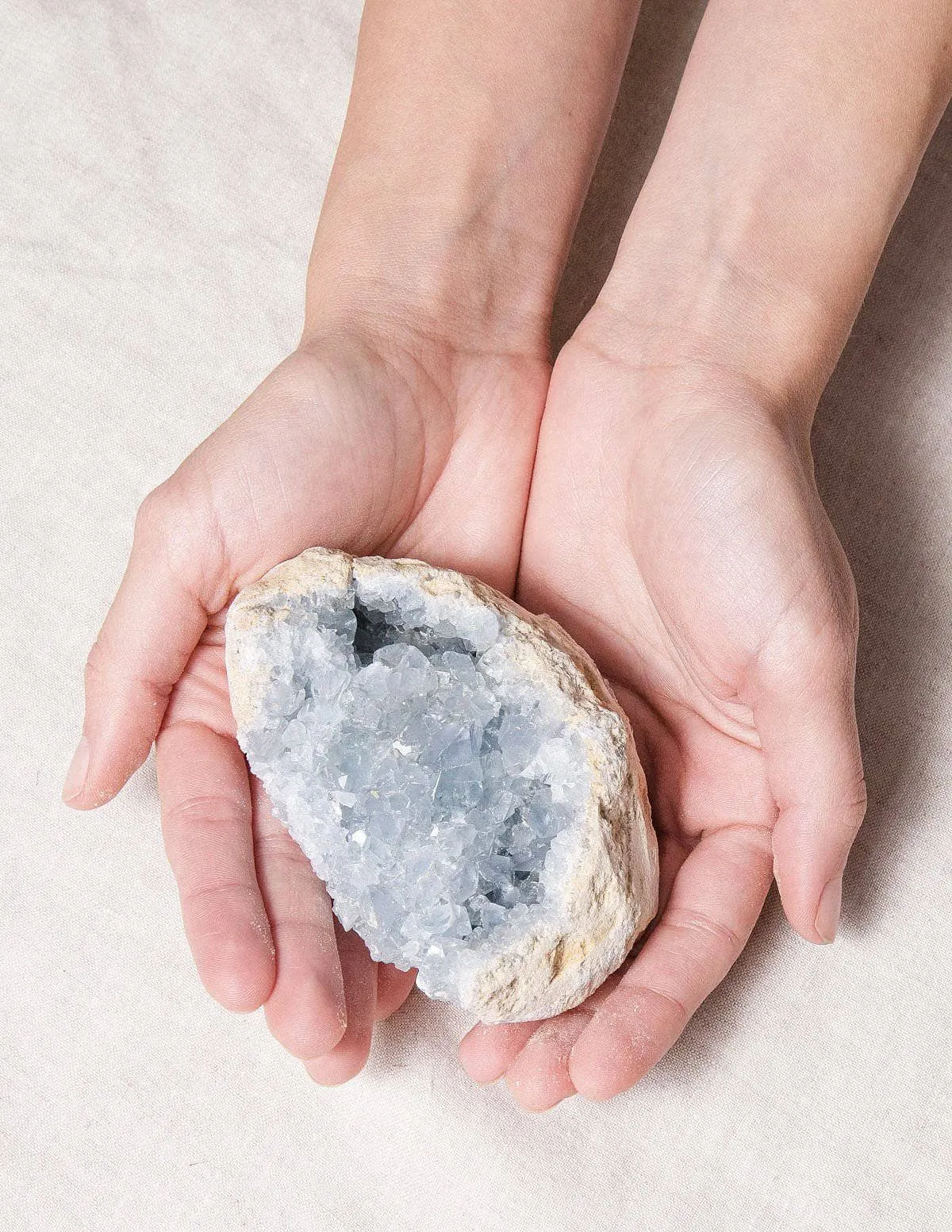 Celestine Crystal Geode - One of a Kind