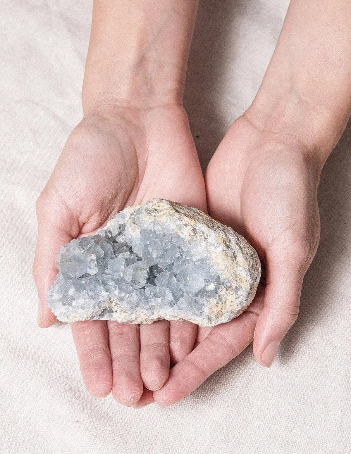 Celestine Crystal Geode - One of a Kind