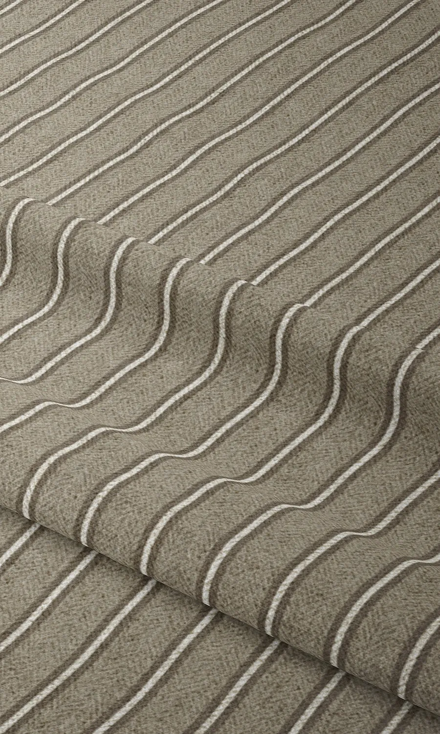 'City Aroma' Modern Striped Print Blinds (Brown & Beige)