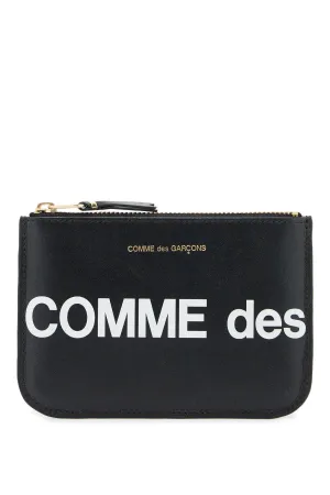 COMME DES GARCONS WALLET huge logo pouch