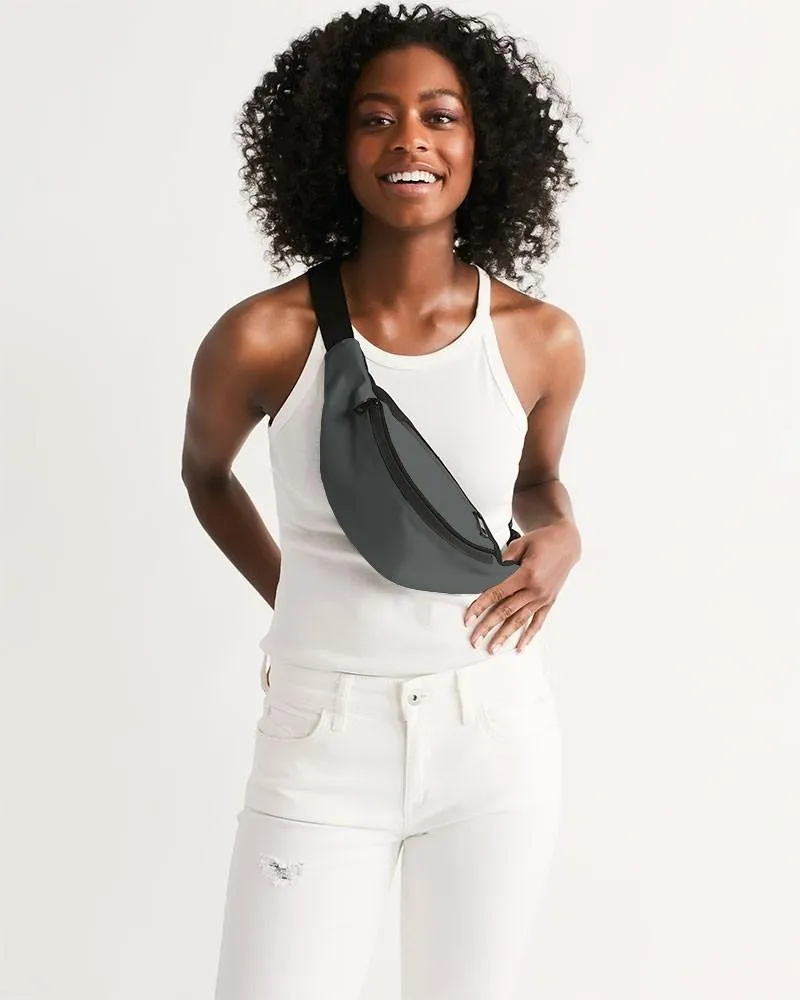 Dark Green Gray Belt Bag | Dark Pale Green Gray | C10M0Y10K80