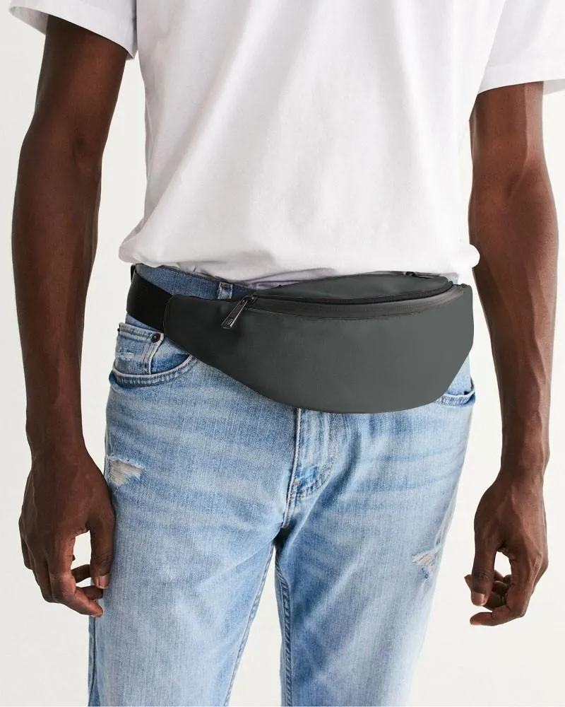 Dark Green Gray Belt Bag | Dark Pale Green Gray | C10M0Y10K80