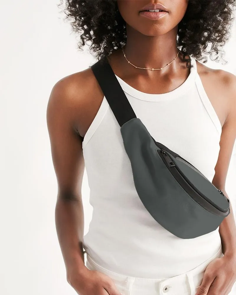 Dark Green Gray Belt Bag | Dark Pale Green Gray | C10M0Y10K80