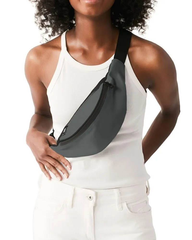 Dark Green Gray Belt Bag | Dark Pale Green Gray | C10M0Y10K80