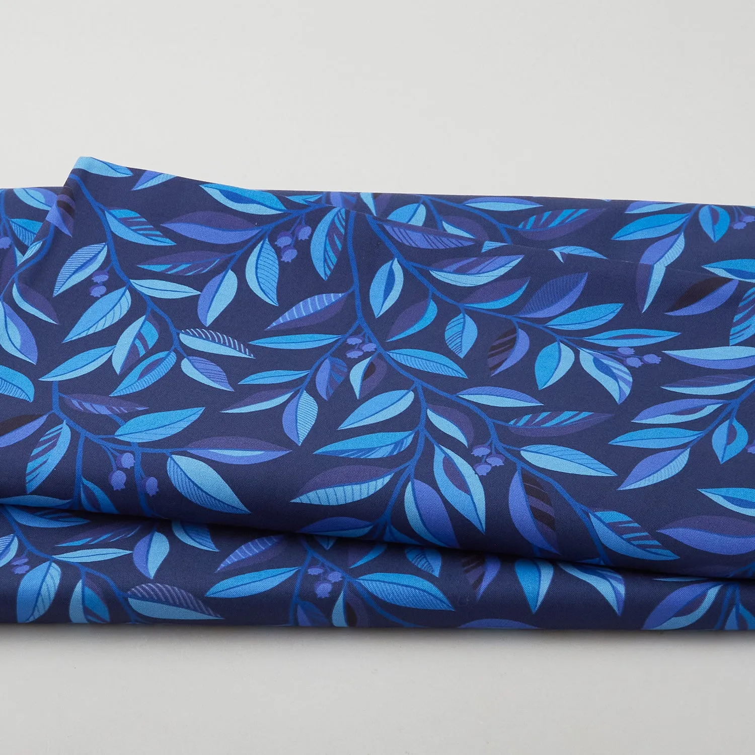 Divine Vines - Serpentine Vine Blue 118" Wide 3 Yard Cut
