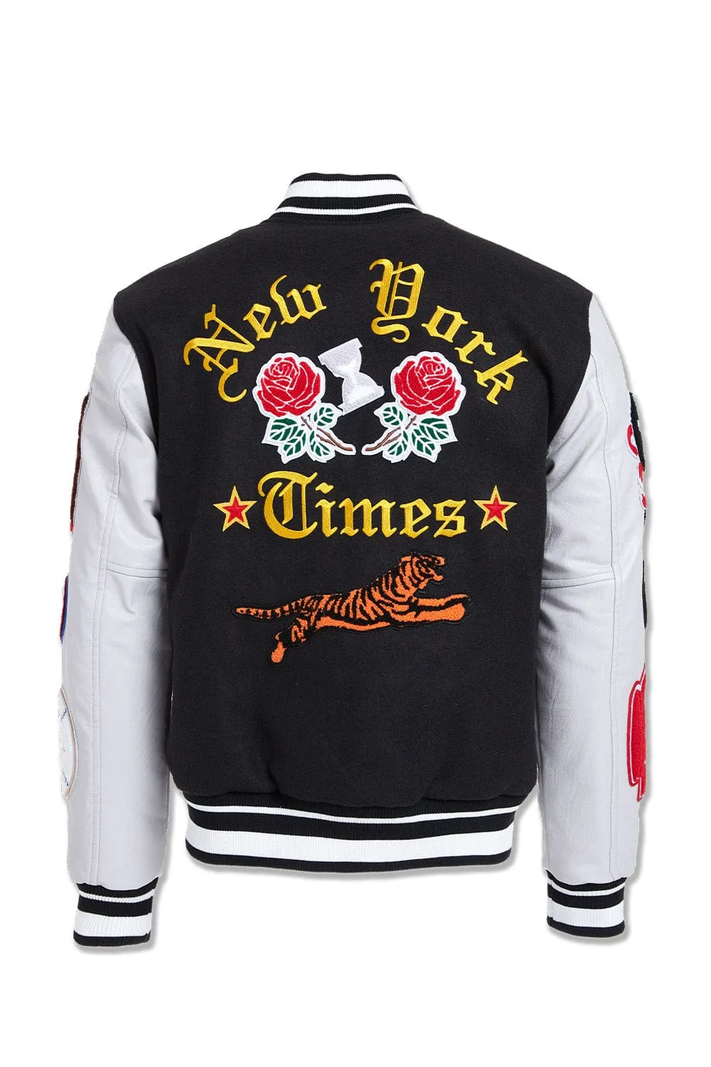 Empire City Varsity Jacket (Black)