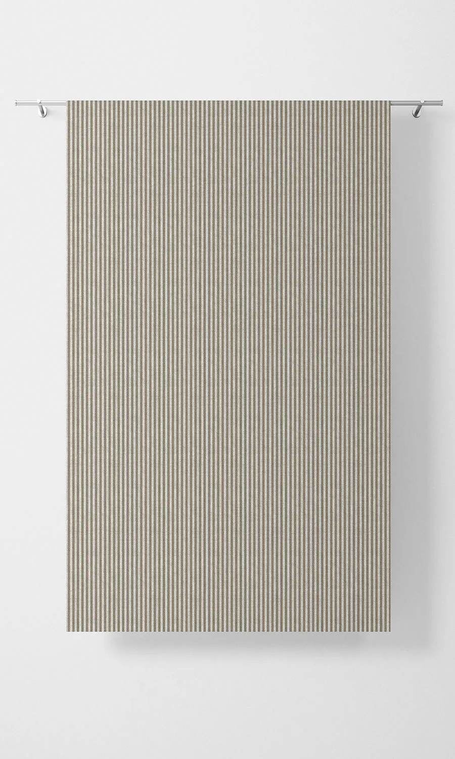 'Florence Jewel' Striped Print Roman Blinds (Smoky Brown/ White)