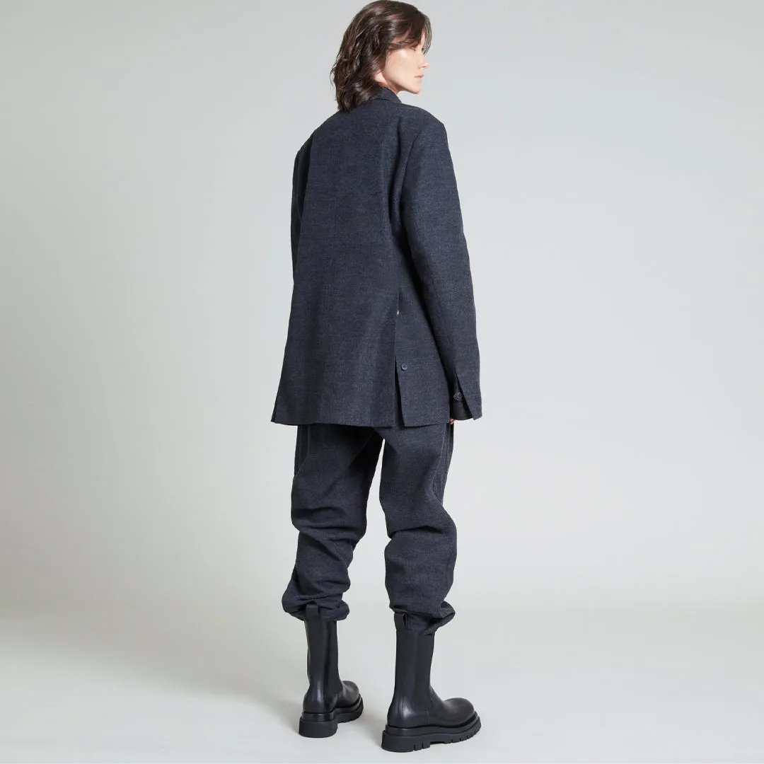 GABRIEL DOUBLE BREASTED BLAZER SHALE GREY