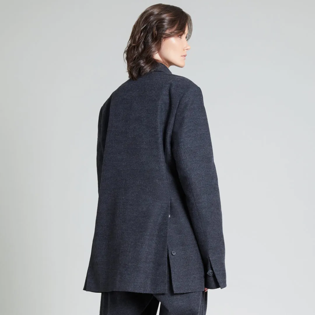 GABRIEL DOUBLE BREASTED BLAZER SHALE GREY