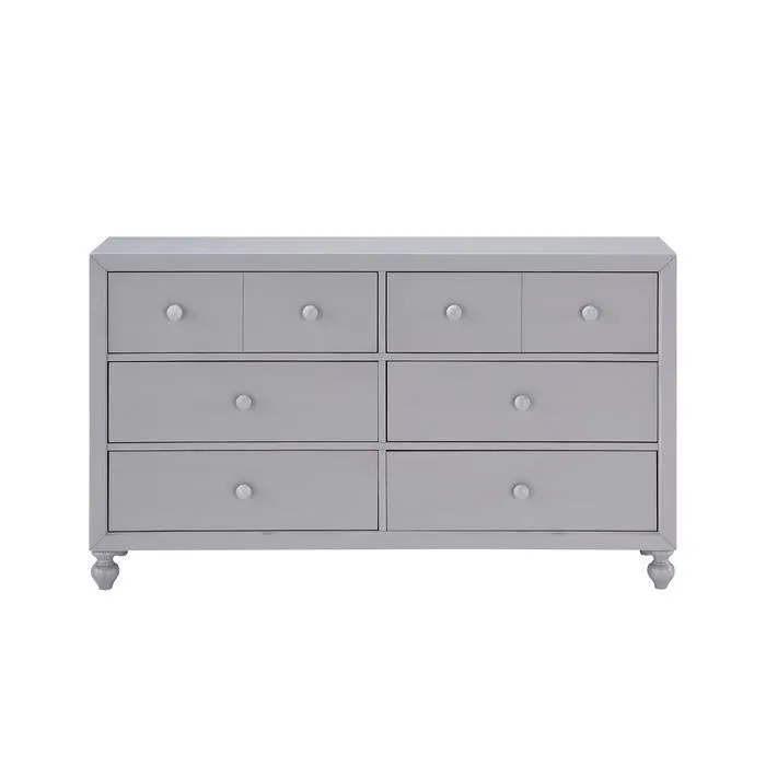 Homelegance Wellsummer 6 Drawer Dresser in Gray 1803GY-5