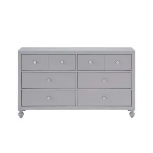 Homelegance Wellsummer 6 Drawer Dresser in Gray 1803GY-5