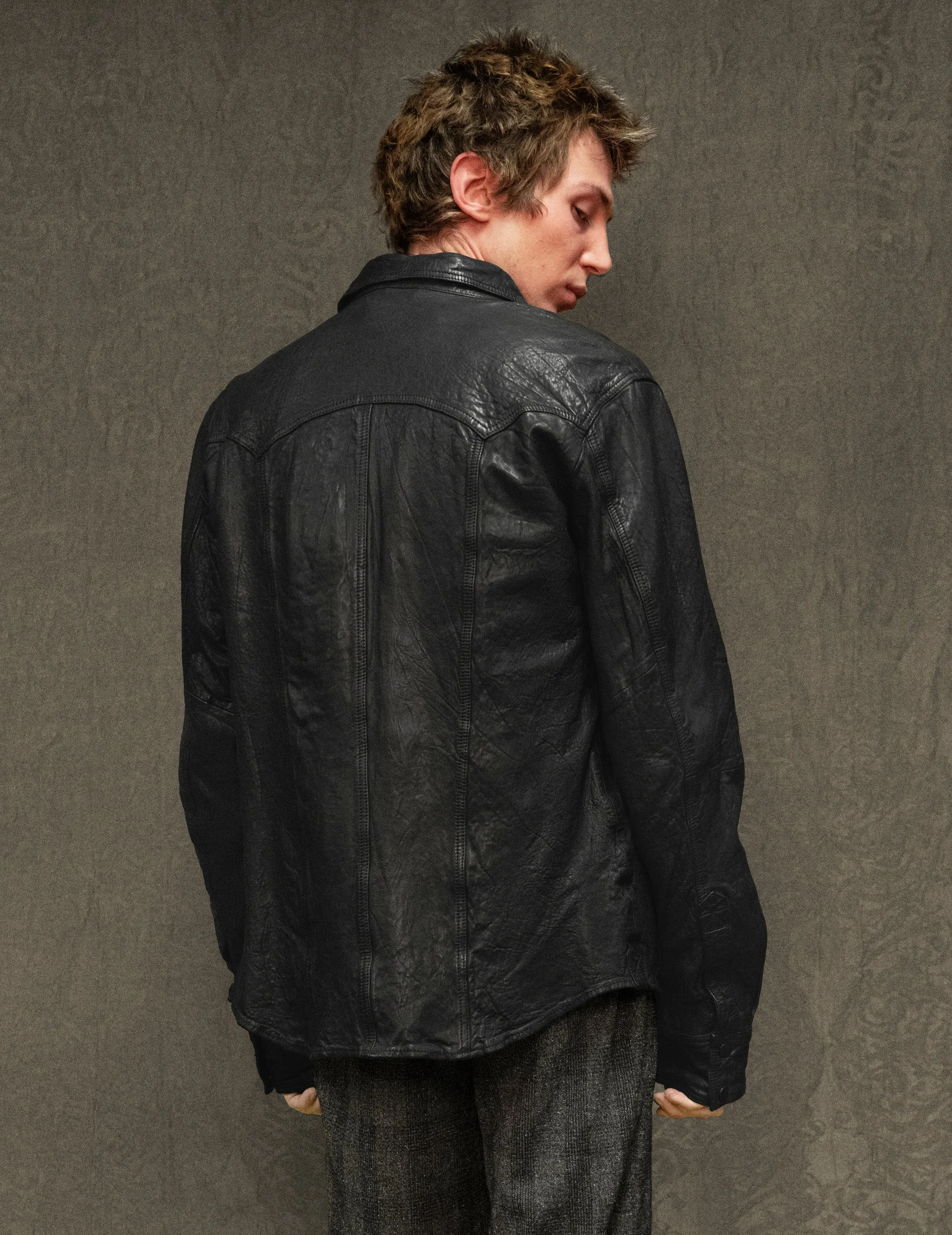 Immortal Leather Jacket in Black