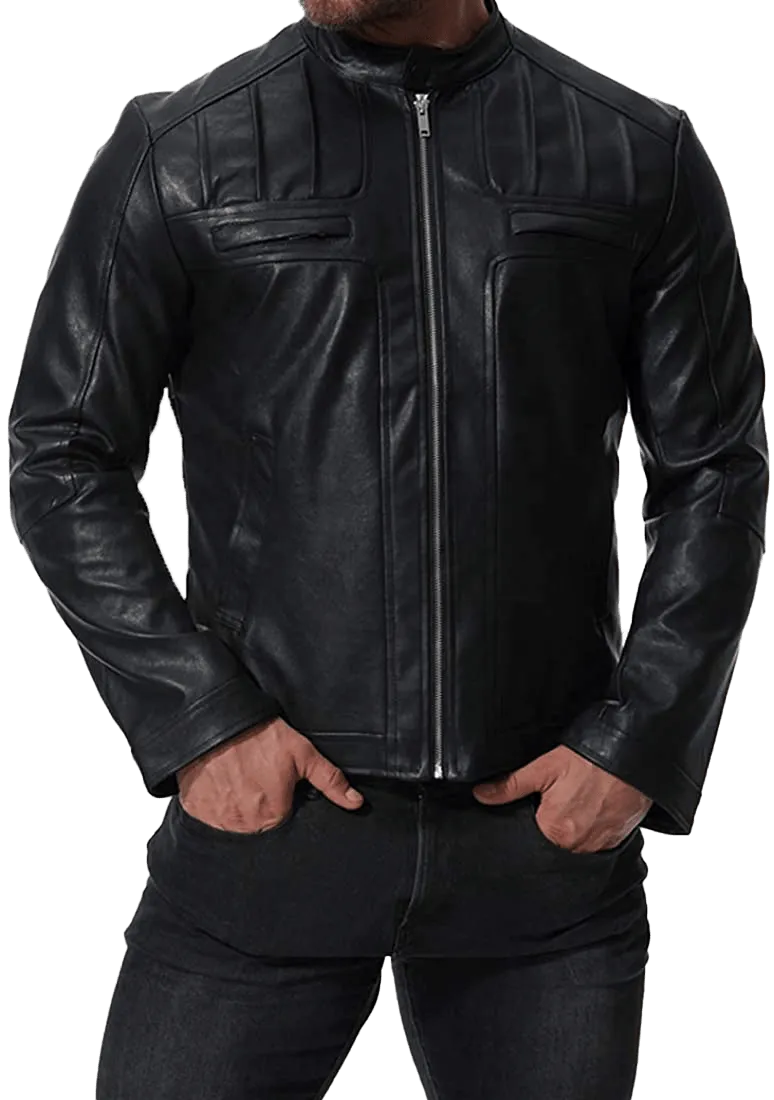 Mens Henry Cavill Real Leather Biker Style Jackets for Autumn Winter | Mens Leather Jacket