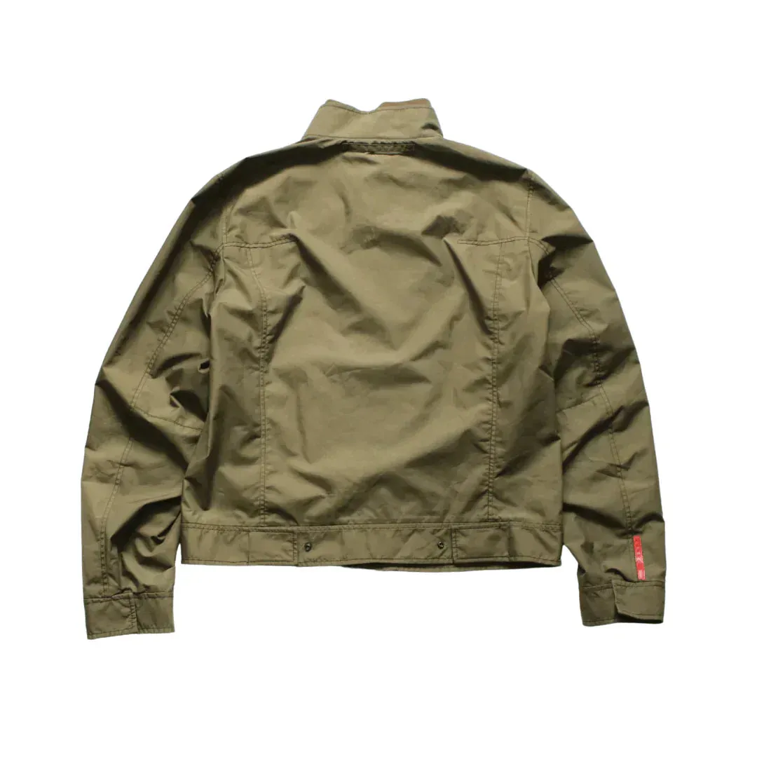 PRADA BIKER HARRINGTON JACKET  (L)