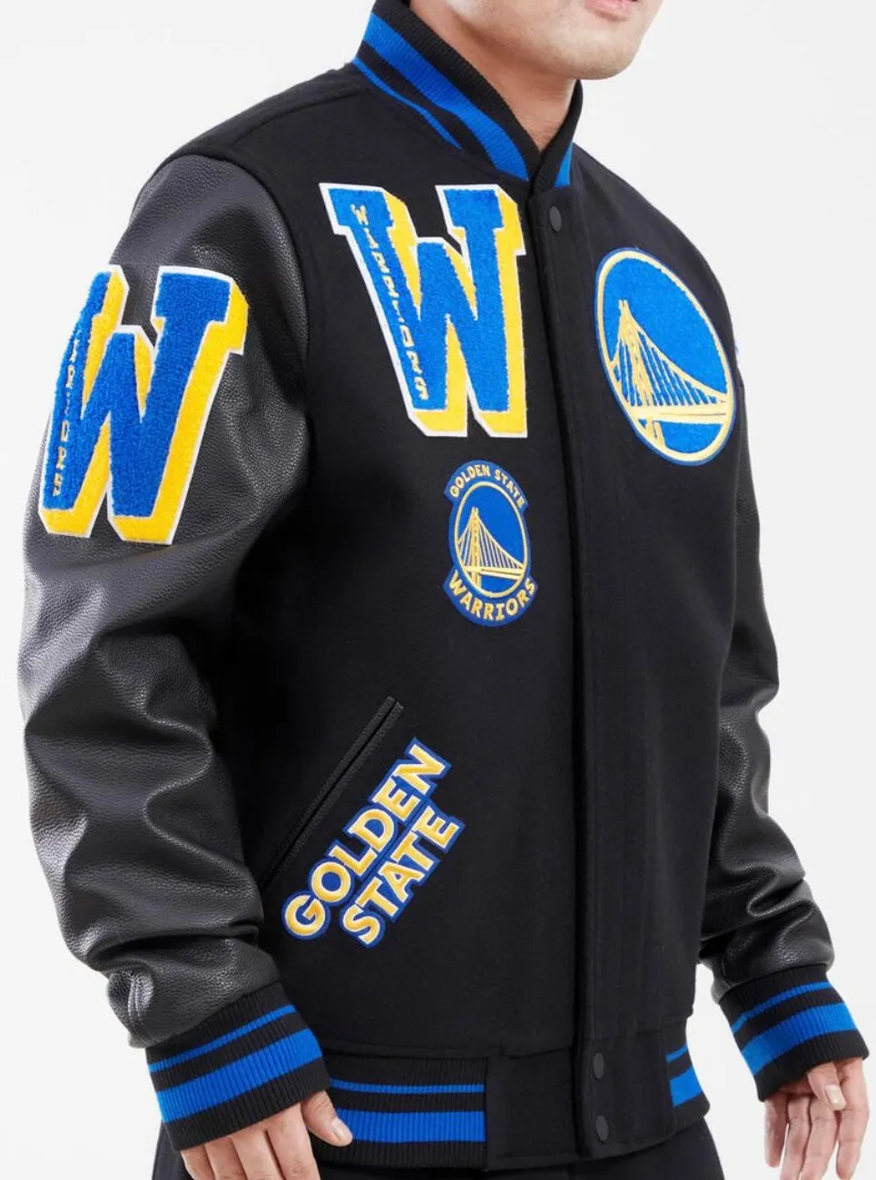 Pro Standard Golden State Warriors Varsity Jacket
