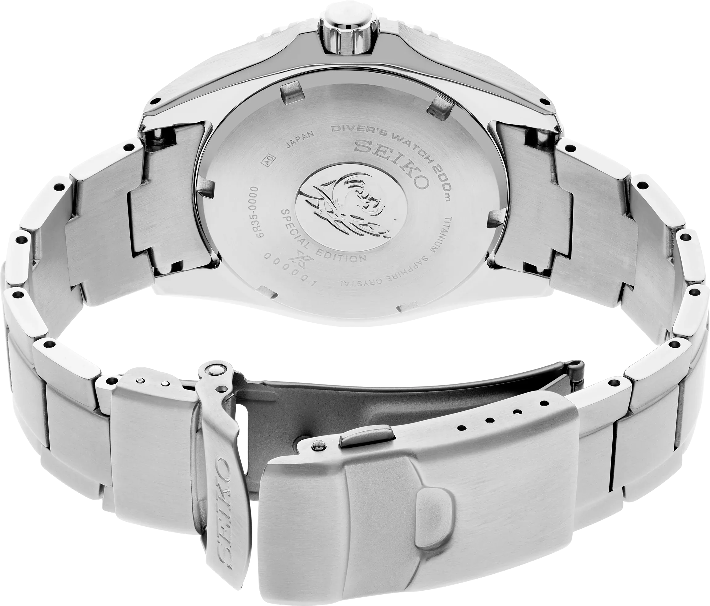 Seiko Prospex SPB351 Blue Dial Titanium Diver Watch