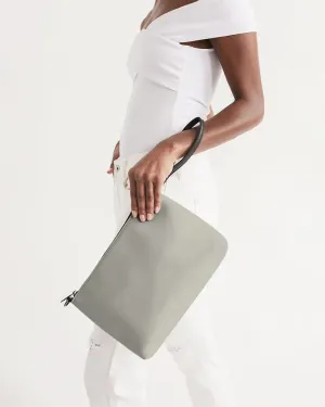 Shaded Pale Yellow Gray Zip Pouch | C0M0Y10K30