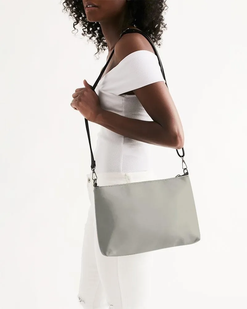 Shaded Pale Yellow Gray Zip Pouch | C0M0Y10K30