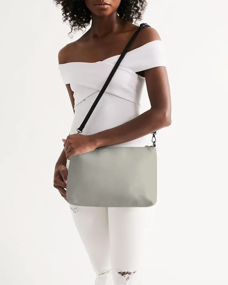 Shaded Pale Yellow Gray Zip Pouch | C0M0Y10K30