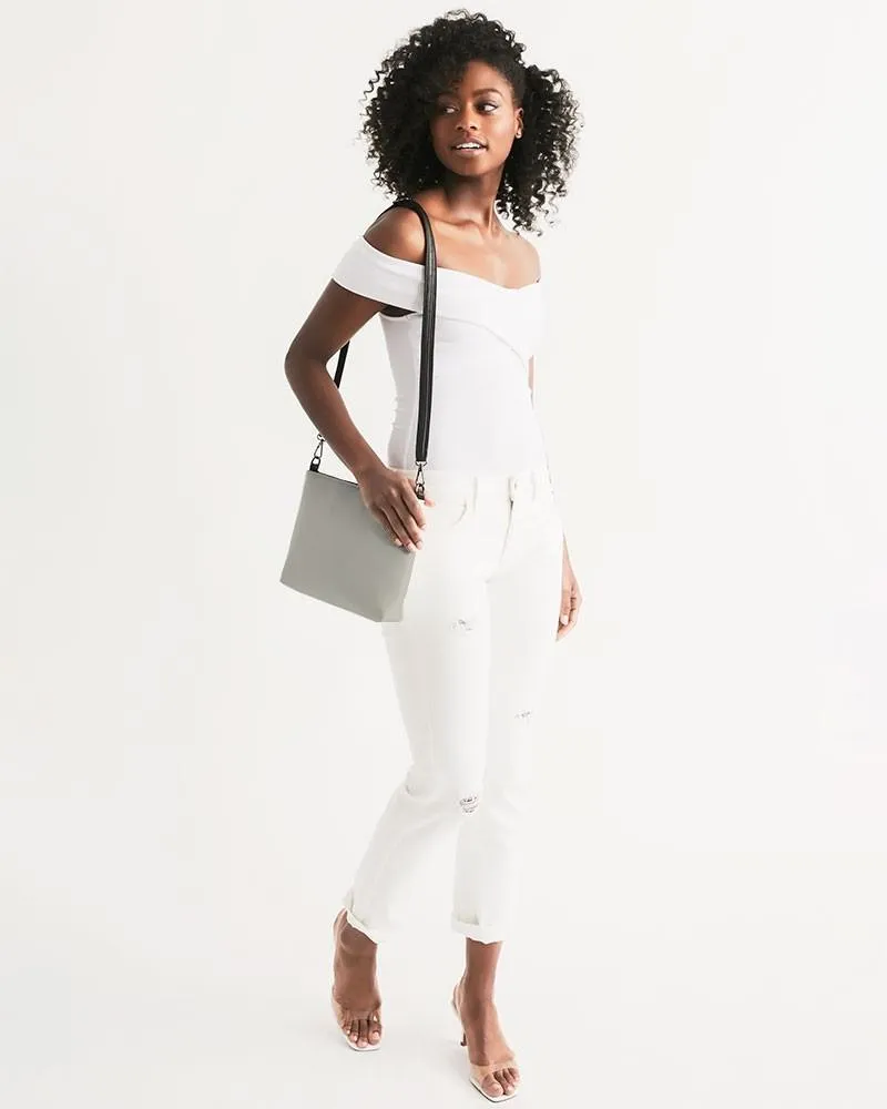 Shaded Pale Yellow Gray Zip Pouch | C0M0Y10K30
