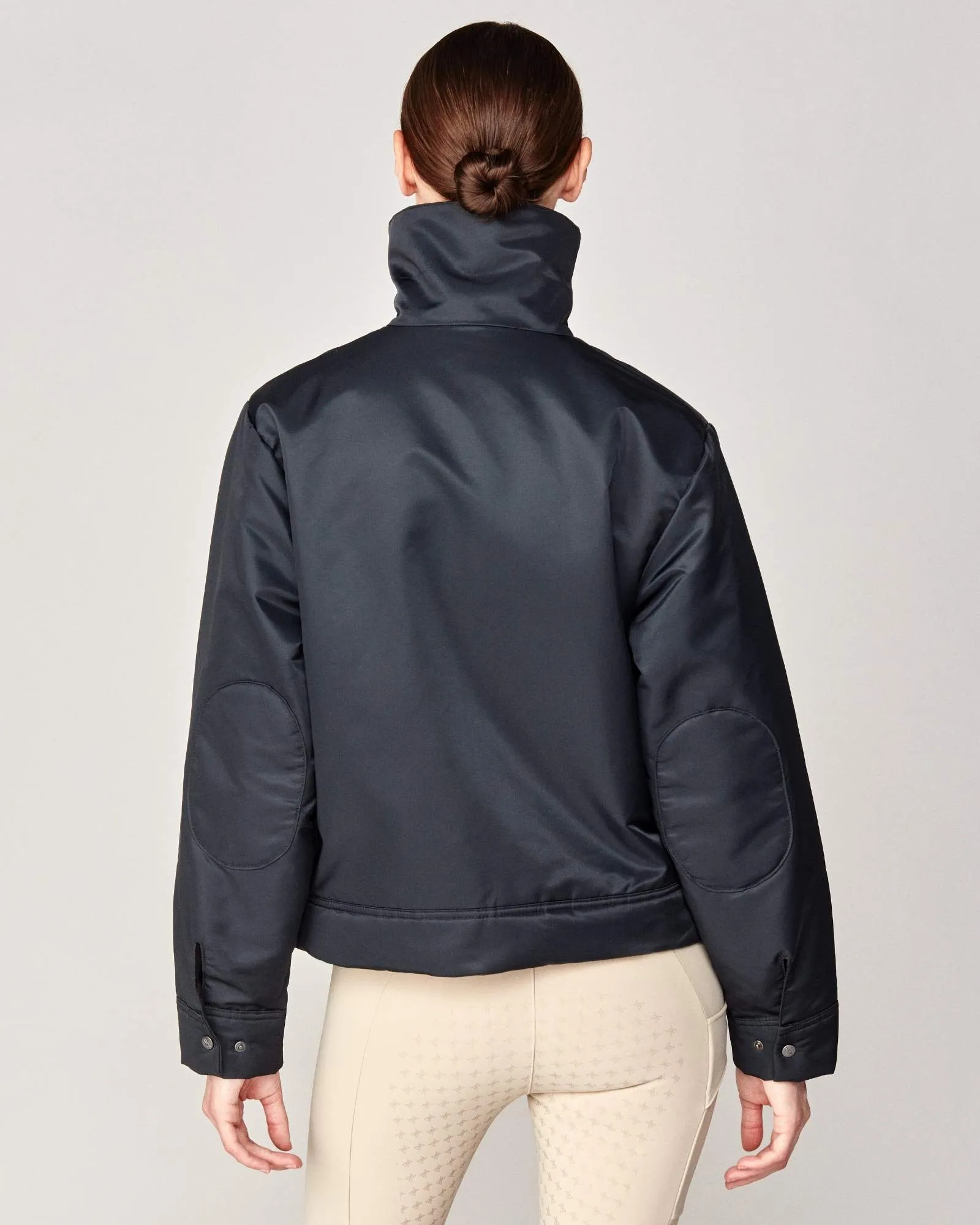 Short Padded Jacket Black