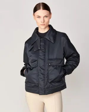 Short Padded Jacket Black