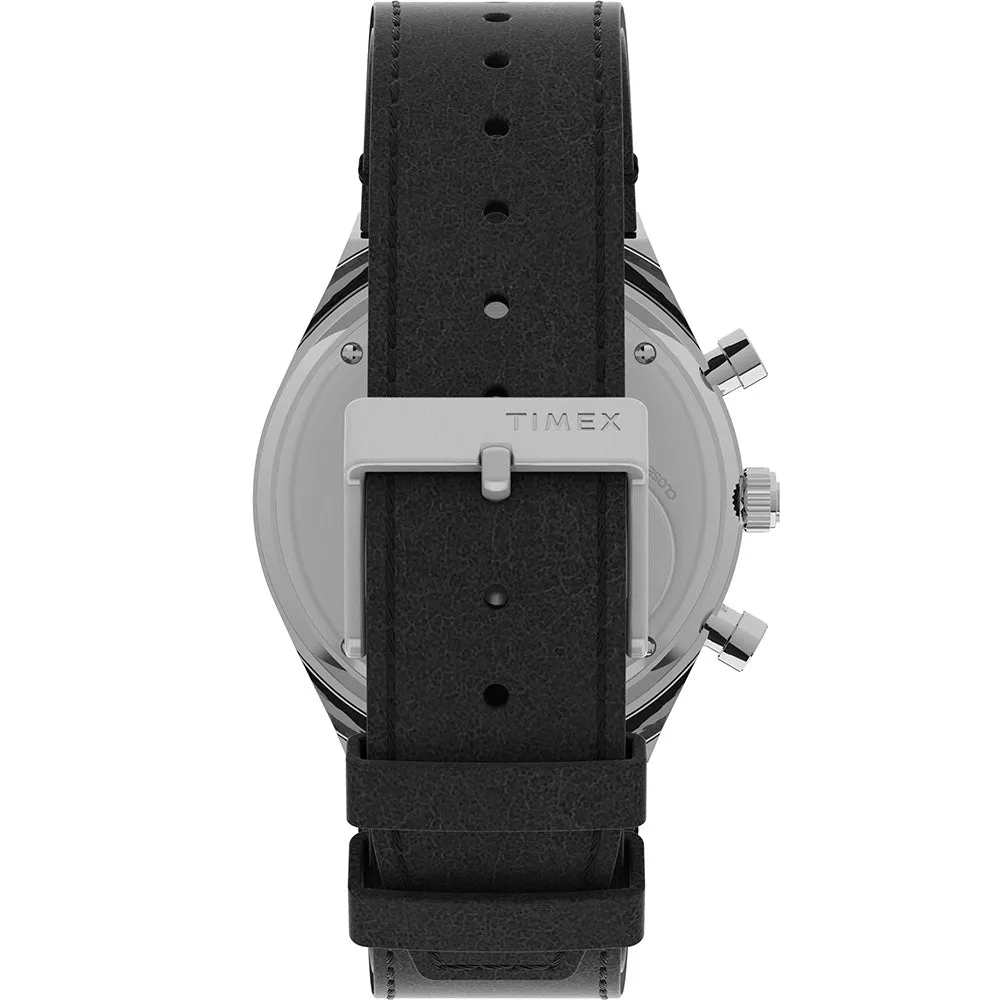 Timex TW2V42700 Lab Archive Black Leather Mens Watch