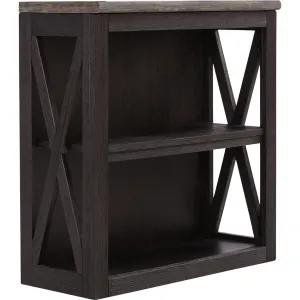 Tyler Creek Medium Bookcase - Grayish Brown/Black