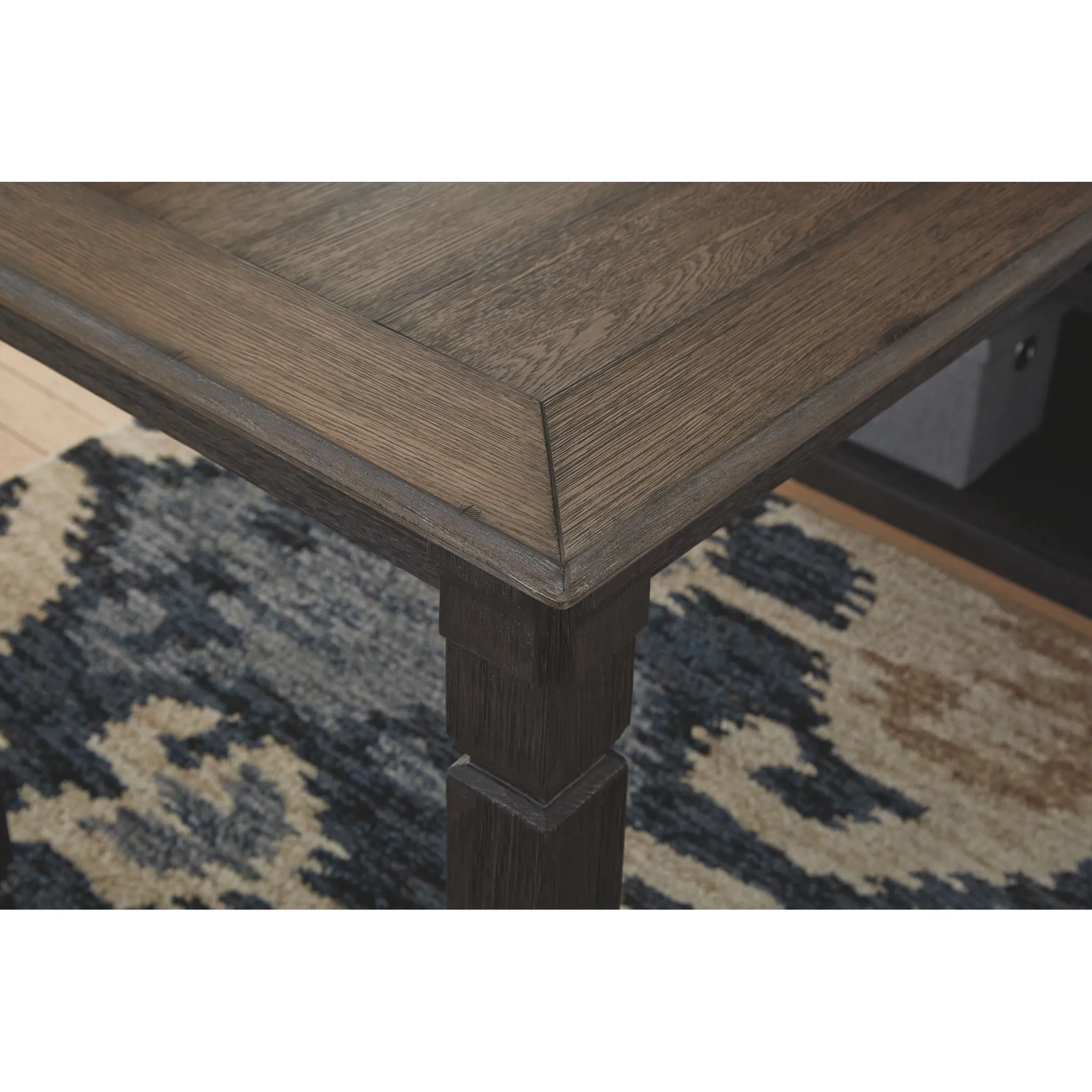 Tyler Creek Medium Bookcase - Grayish Brown/Black